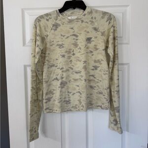 Columbia Tan Patterned Long Sleeve Shirt